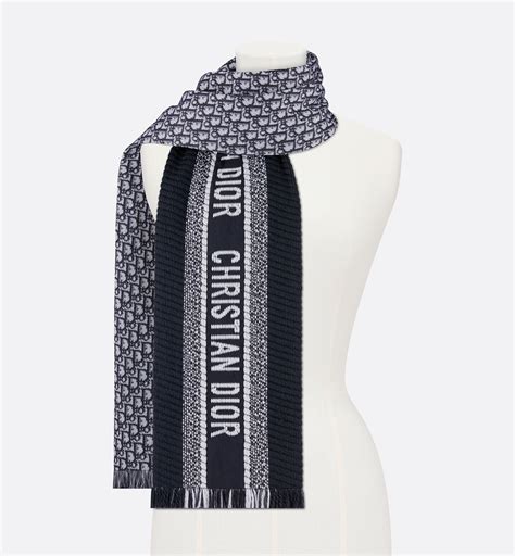 dior navy scarf|christian dior scarf for women.